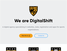 Tablet Screenshot of digitalshift.ca
